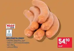 Makro Grilovací klobásy nabídka