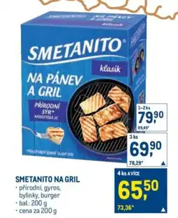 Makro Smetanito na gril nabídka