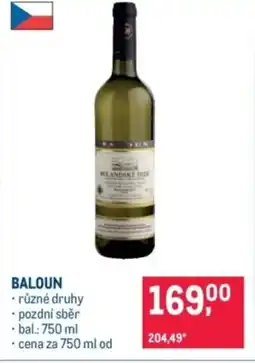 Makro Baloun nabídka