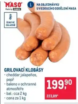Makro Grilovací klobásy nabídka