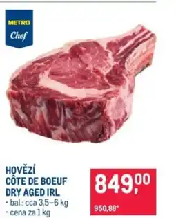 Makro Hovězí cote de boeuf dry aged irl nabídka