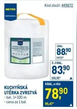 Makro Kuchyňská utěrka zvrstvá nabídka