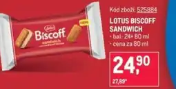 Makro Lotus biscoff sandwich nabídka