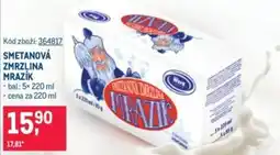 Makro Smetanová zmrzlina mrazík nabídka