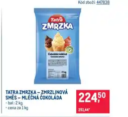 Makro Tatra zmrzka-zmrzlinová směs - mléčná čokoláda nabídka