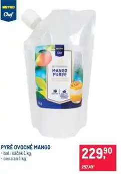 Makro Pyré ovocné mango nabídka