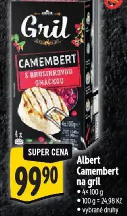 Albert Albert Camembert na gril nabídka
