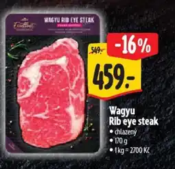 Albert Wagyu Rib eye steak nabídka