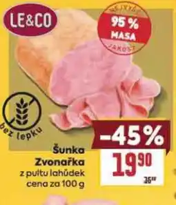 Billa Šunka Zvonařka nabídka