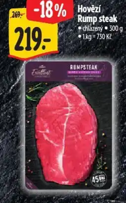 Albert Hovězí Rump steak nabídka