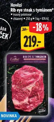 Albert Hovězí Rib eye steak s tymiánem nabídka
