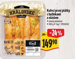 Albert Kuřecí prsní plátky s bylinkami a máslem nabídka