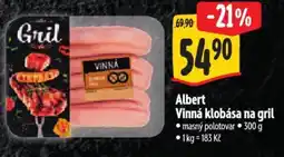 Albert Albert Vinná klobása na gril nabídka
