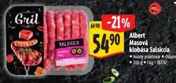 Albert Albert Masová klobása Salsiccia nabídka