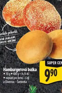 Albert Hamburgerová bulka nabídka