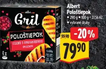 Albert Albert Pološtiepok nabídka