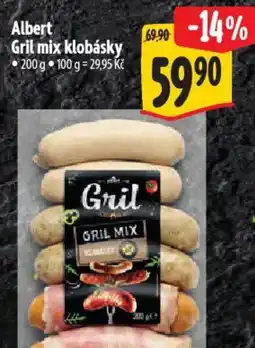 Albert Albert Gril mix klobásky nabídka