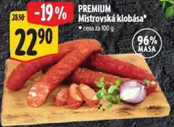 Albert PREMIUM Mistrovská klobása nabídka