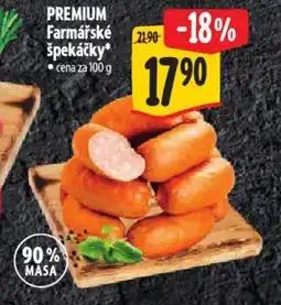 Albert PREMIUM Farmářské špekáčky nabídka