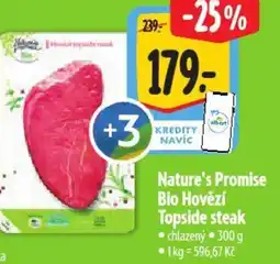 Albert Nature's Promise Bio Hovězí Topside steak nabídka