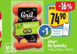 Albert Albert Bio Spekáčky nabídka