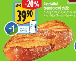 Albert Rustikální bramborový chléb nabídka