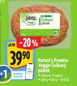 Albert Nature's Promise Veggie Čočkový plátek nabídka
