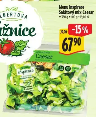 Albert Menu inspirace Salátový mix Caesar nabídka