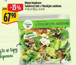 Albert Menu inspirace Salátový mix s římským salátem nabídka