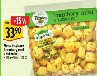 Albert Menu inspirace Brambory mini s kořením nabídka