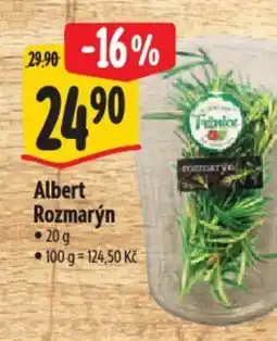 Albert Albert Rozmarýn nabídka