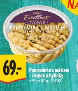 Albert Pomazánka s máslem - česnek a bylinky nabídka