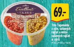 Albert Trio Tapenáda z oliv, sušených rajčat a mixu sušených rajčat a sýrů nabídka