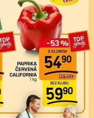 PAPRIKA ČERVENÁ CALIFORNIA
