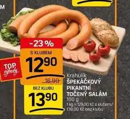 Flop PIKANTNÍ TOČENÝ SALÁM nabídka