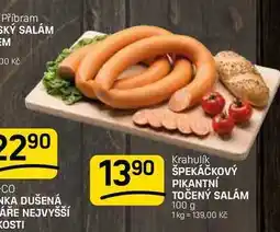 Flop Špekáčkový pikantní točený salám nabídka
