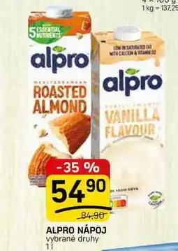 Flop ALPRO NÁPOJ vybrané druhy nabídka