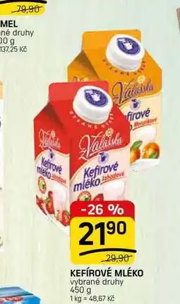 Flop KEFÍROVÉ MLÉKO vybrané druhy nabídka