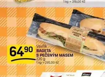 Flop BAGETA S PEČENÝM MASEM nabídka
