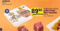 Flop KUŘECÍ PRSNÍ ŘÍZKY MRAŽENÉ nabídka