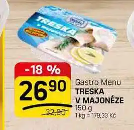 Flop TRESKA V MAJONÉZE nabídka