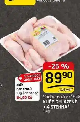 Flop KUŘE CHLAZENÉ + 4 STEHNA* 1 kg nabídka