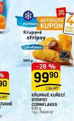 Flop KŘUPAVÉ KUŘECÍ STRIPSY CORNFLAKES nabídka