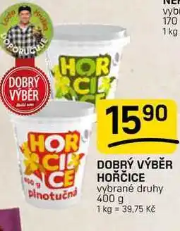 Flop DOBRÝ VÝBĚR HOŘČICE vybrané druhy nabídka