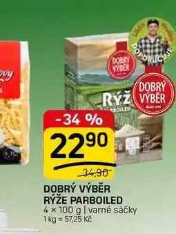 Flop DOBRÝ VÝBĚR BOILED RÝŽE PARBOILED nabídka