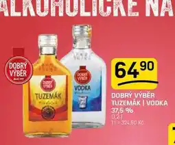 Flop DOBRÝ VÝBĚR TUZEMÁK | VODKA 37,5% nabídka
