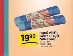 Flop DOBRÝ VÝBĚR SÁČKY DO KOŠE ZATAHOVACÍ 10 ks | nabídka