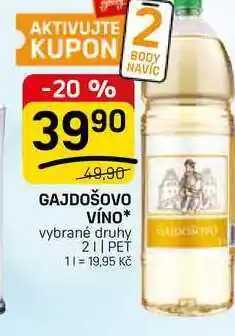 Flop GAJDOŠOVO VÍNO 2l PET nabídka