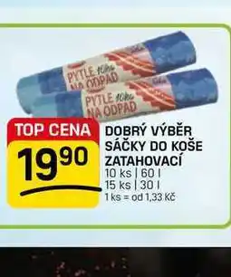 Flop SÁČKY DO KOŠE ZATAHOVACÍ 10 ks nabídka