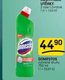 Flop DOMESTOS vybrané druhy nabídka